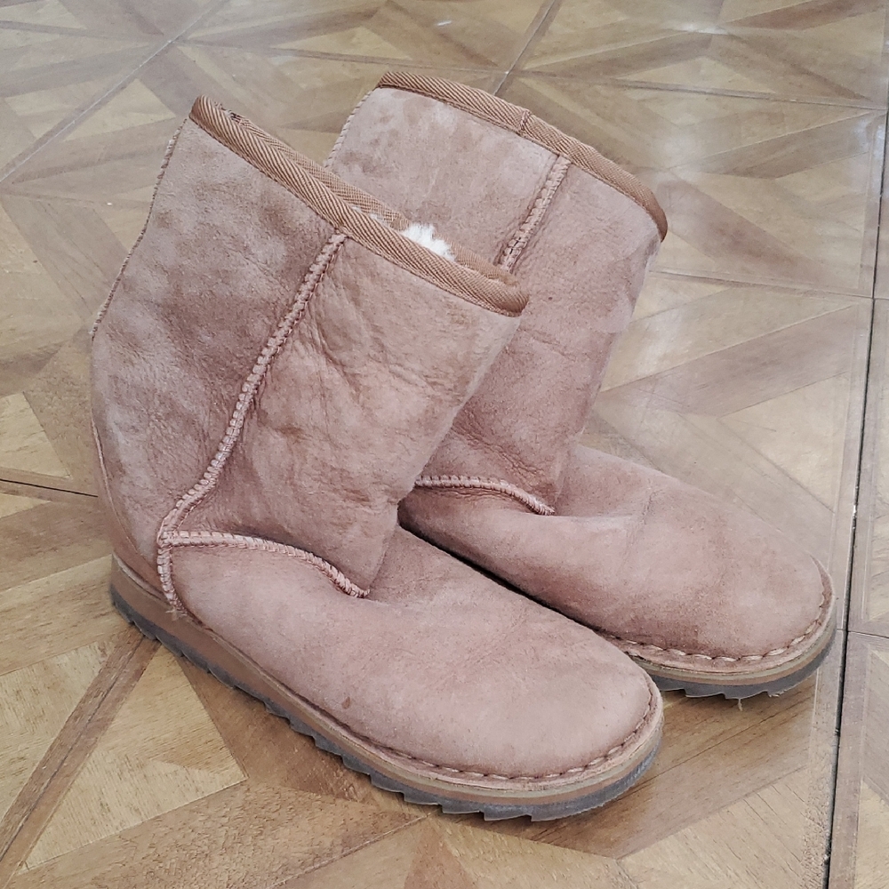 Aldo Tan Leather Winter Boots